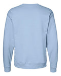 Hanes P160 EcoSmart Crewneck Sweatshirt - Light Blue - back