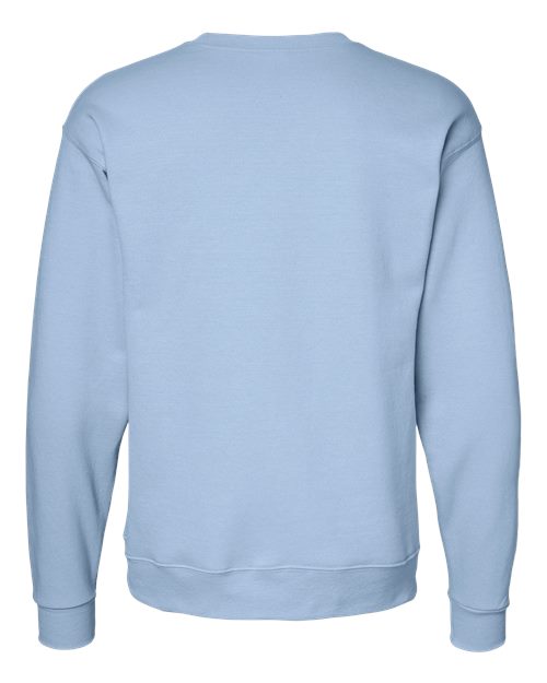 Hanes P160 EcoSmart Crewneck Sweatshirt - Light Blue - back