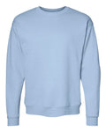 Hanes P160 EcoSmart Crewneck Sweatshirt - Light Blue - flat front