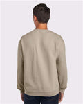 Jerzees 562MR NuBlend Crewneck Sweatshirt - Sandstone - model back