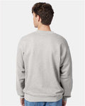 Hanes F260 Unisex Ultimate Cotton Crewneck Sweatshirt - Ash - model back