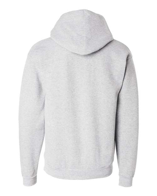 Hanes P170 EcoSmart Hooded Sweatshirt - Ash - back