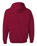 Jerzees 996MR Unisex NuBlend Hooded Sweatshirt - Cardinal - back