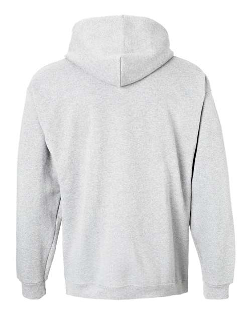 Hanes F170 Ultimate Cotton Hooded Sweatshirt - Ash - back