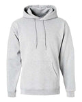 Hanes F170 Ultimate Cotton Hooded Sweatshirt - Ash - flat front