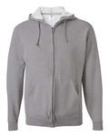 Jerzees 993MR Unisex NuBlend Full-Zip Hooded Sweatshirt - Oxford - front