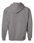 Jerzees 4997MR Unisex Super Sweats NuBlend Hooded Sweatshirt - Oxford - back