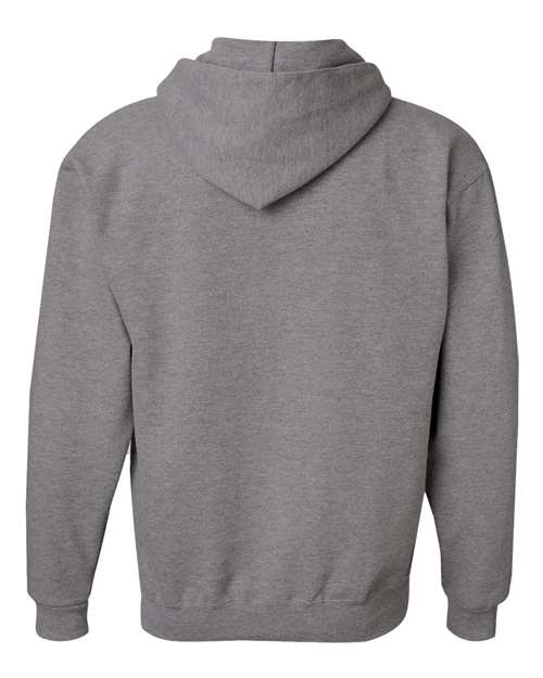 Jerzees 4997MR Unisex Super Sweats NuBlend Hooded Sweatshirt - Oxford - back