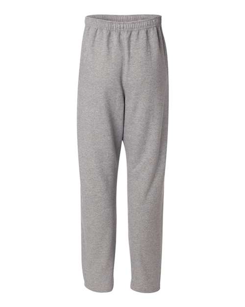 Jerzees 974MPR Unisex NuBlend Open-Bottom Sweatpants with Pockets - Oxford - back