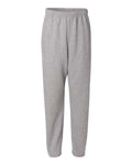 Jerzees 974MPR Unisex NuBlend Open-Bottom Sweatpants with Pockets - Oxford - front