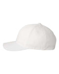 Flexfit 5001 V-Flexfit Cotton Twill Cap - White - side