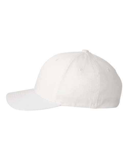 Flexfit 5001 V-Flexfit Cotton Twill Cap - White - side