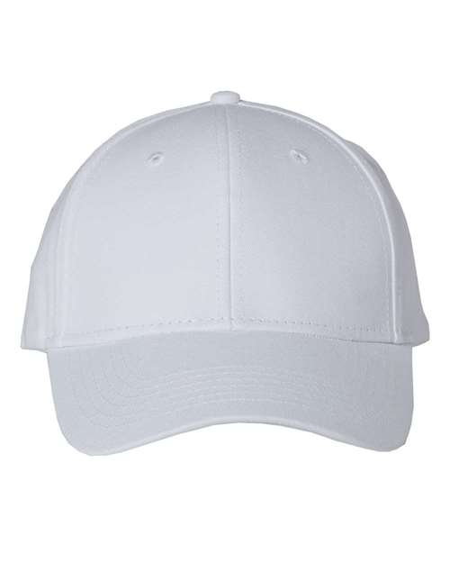 Valucap VC600 Chino Cap - White - front