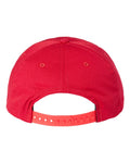 Classic Caps USA200 USA-Made Dad Hat - Red - back