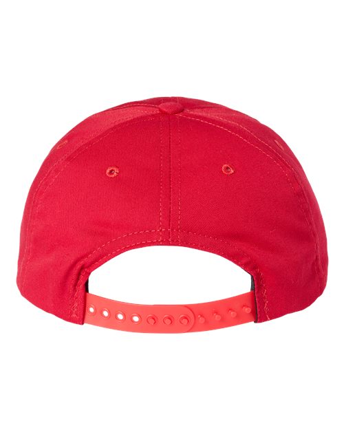 Classic Caps USA200 USA-Made Dad Hat - Red - back