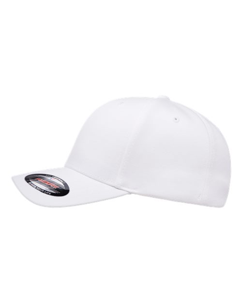 Flexfit 6277 Cotton Blend Cap - White - side