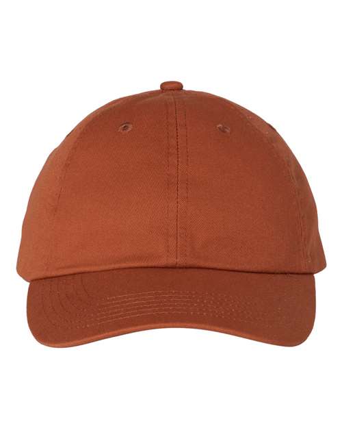 Valucap VC300A Bio-Washed Classic Dad Hat - Texas Orange - front