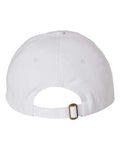 Valucap VC300A Bio-Washed Classic Dad Hat - White - back