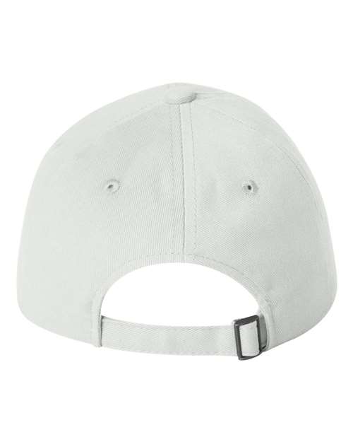 Valucap 9610 Heavy Brushed Twill Unstructured Cap - White - back