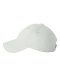 Valucap 9610 Heavy Brushed Twill Unstructured Cap - White - side