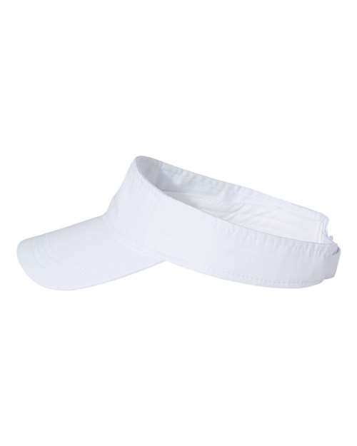 Valucap VC500 Bio-Washed Visor - White - side