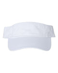 Valucap VC500 Bio-Washed Visor - White - front