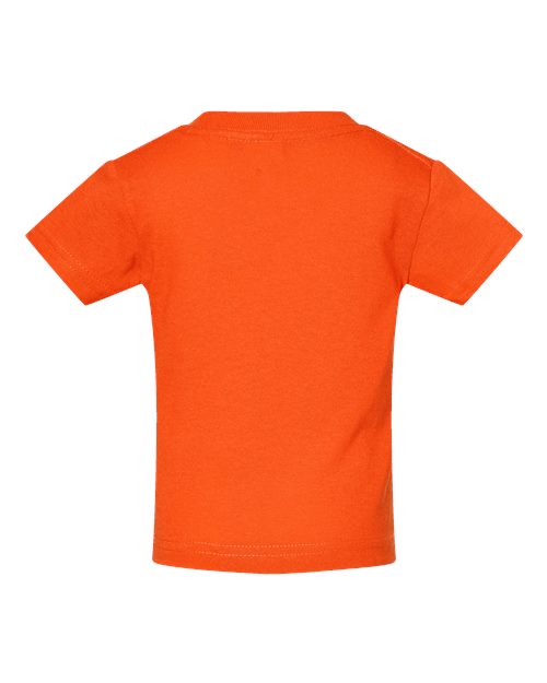 Rabbit Skins 3401 Infant Cotton Jersey Tee - Orange - back