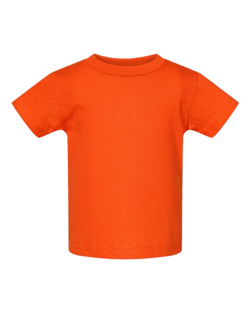Rabbit Skins 3401 Infant Cotton Jersey Tee - Orange - front