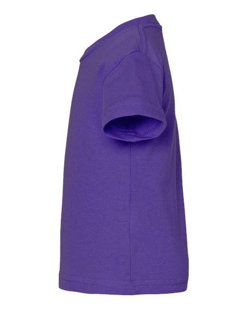 Rabbit Skins 3401 Infant Cotton Jersey Tee - Purple - side