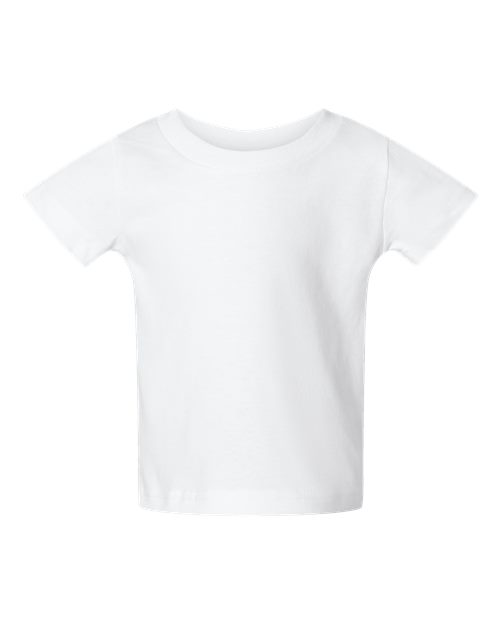 Rabbit Skins 3401 Infant Cotton Jersey Tee - White - front