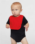 Rabbit Skins 4400 Infant Baby Rib Bodysuit - Black - model front