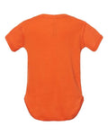 Rabbit Skins 4400 Infant Baby Rib Bodysuit - Orange - back