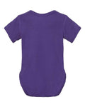 Rabbit Skins 4400 Infant Baby Rib Bodysuit - Purple - back