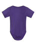 Rabbit Skins 4400 Infant Baby Rib Bodysuit - Purple - front