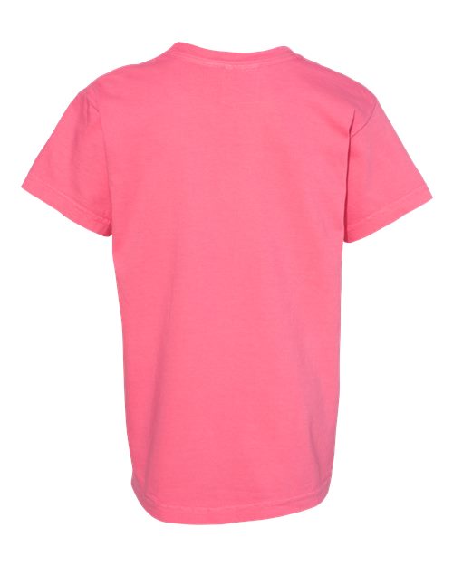 Comfort Colors 9018 Youth Garment-Dyed Heavyweight T-Shirt - Crunchberry - back