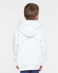 Rabbit Skins 3326 Toddler Pullover Fleece Hoodie - White - model back