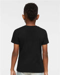 Rabbit Skins 3301J Youth Juvy T-Shirt - Black - model back