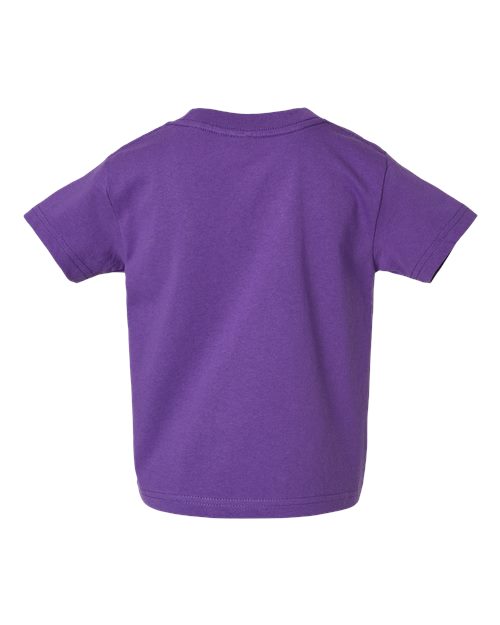 Rabbit Skins 3301J Youth Juvy T-Shirt - Purple - back