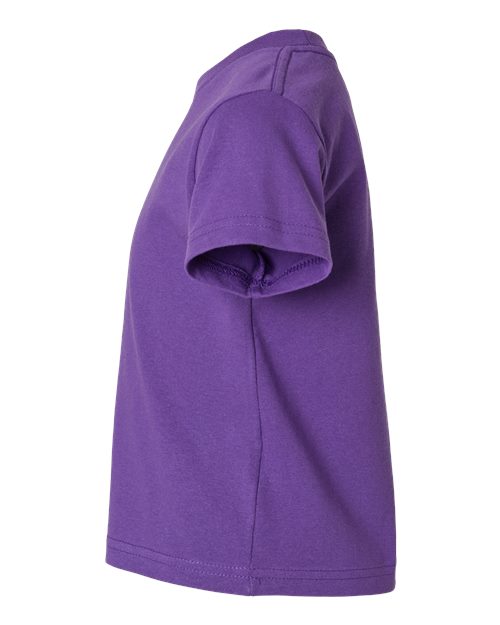 Rabbit Skins 3301J Youth Juvy T-Shirt - Purple - side