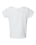 Rabbit Skins 3400 Infant Baby Rib Tee - White - back