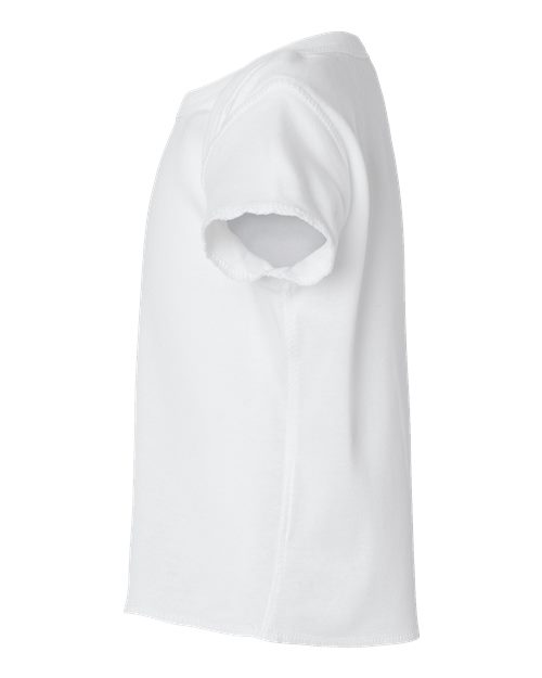 Rabbit Skins 3400 Infant Baby Rib Tee - White - side