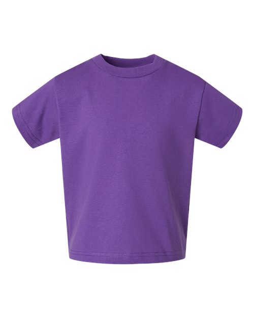Rabbit Skins 3301T Toddler Cotton Jersey Tee - Purple - front
