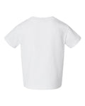 Rabbit Skins 3301T Toddler Cotton Jersey Tee - White - back
