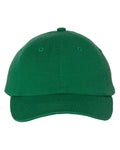 Valucap VC300Y Youth Small Fit Bio-Washed Dad Hat - Kelly - front
