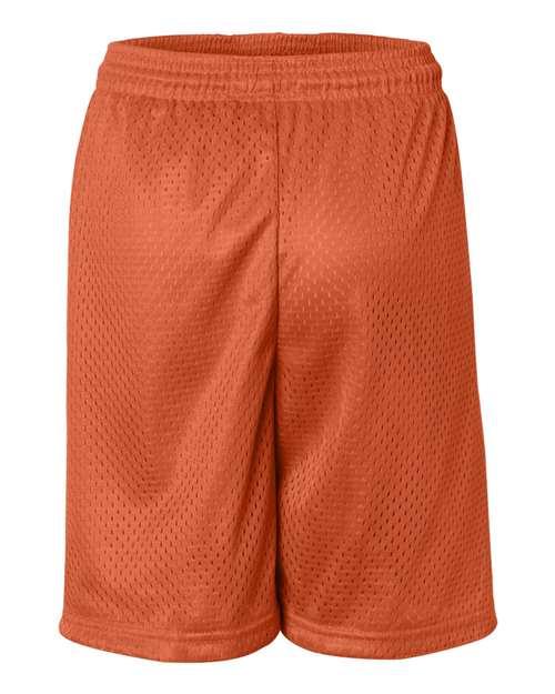 Badger 2207 Youth Pro Mesh 6" Shorts - Burnt Orange - back