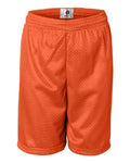 Badger 2207 Youth Pro Mesh 6" Shorts - Burnt Orange - front