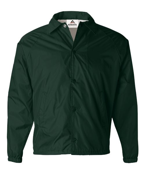 Augusta Sportswear 3100 Men's Coach's Jacket - Dark Green - front