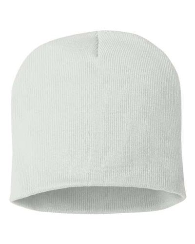 Sportsman SP08 8" Beanie - White - front