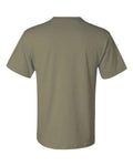 Jerzees 29MPR Unisex Dri-Power 50/50 Pocket T-Shirt - Khaki - back