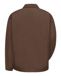 Red Kap JT22 Men's Waist Length Jacket - Brown - back